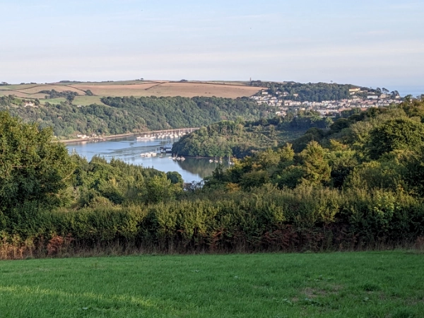View of the River Dart from the Dart Valley Trail